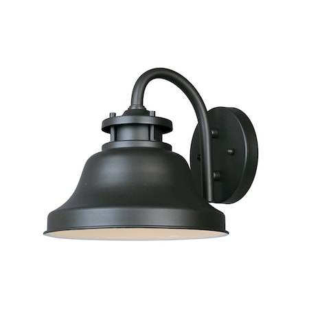 Designers Fountain Bayport 8.5in Bronze Dark Sky 1-Light Outdoor Line Voltage Wall Sconce, Bulb Not Included 31321-BZ